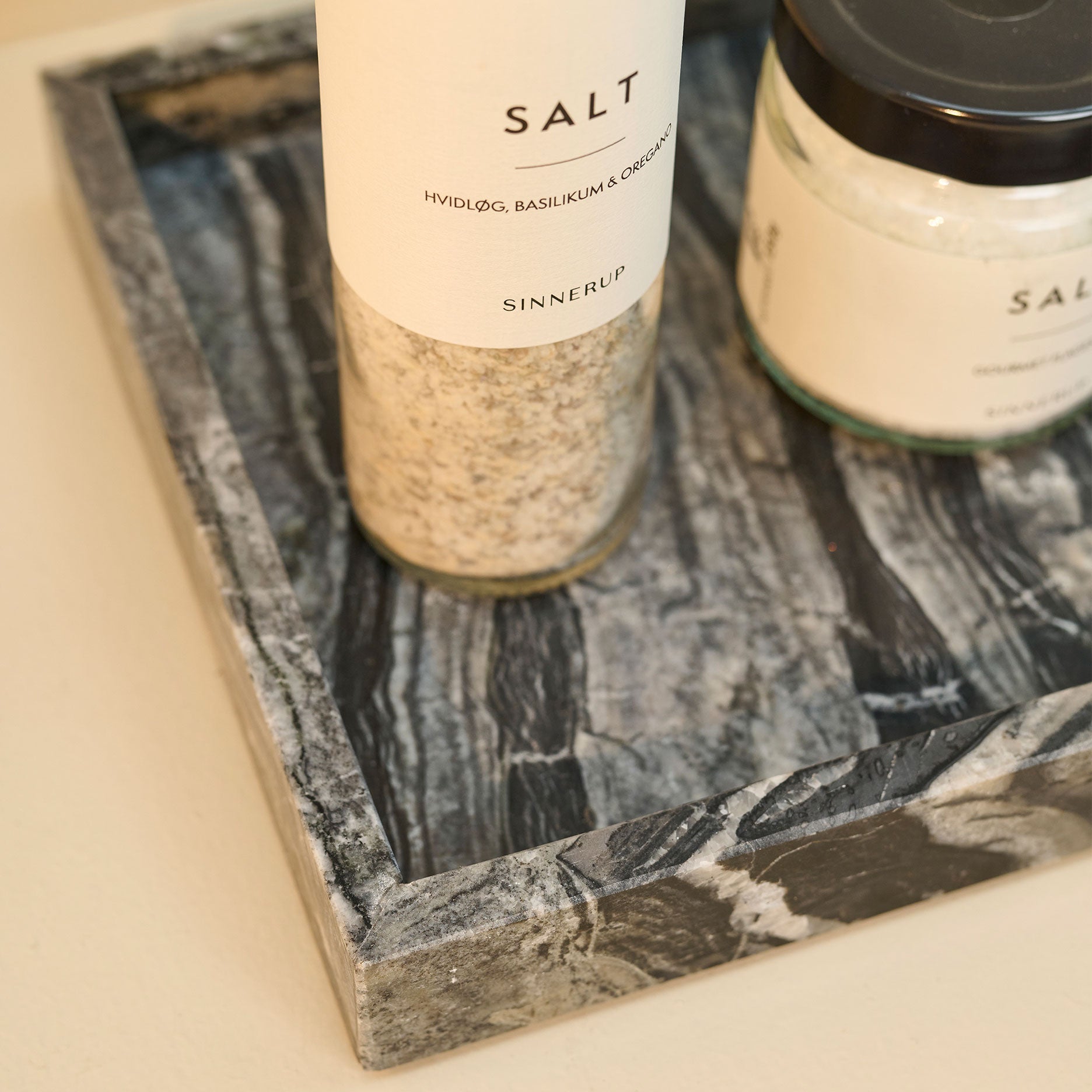 Marble II quadratisches Marmortablett